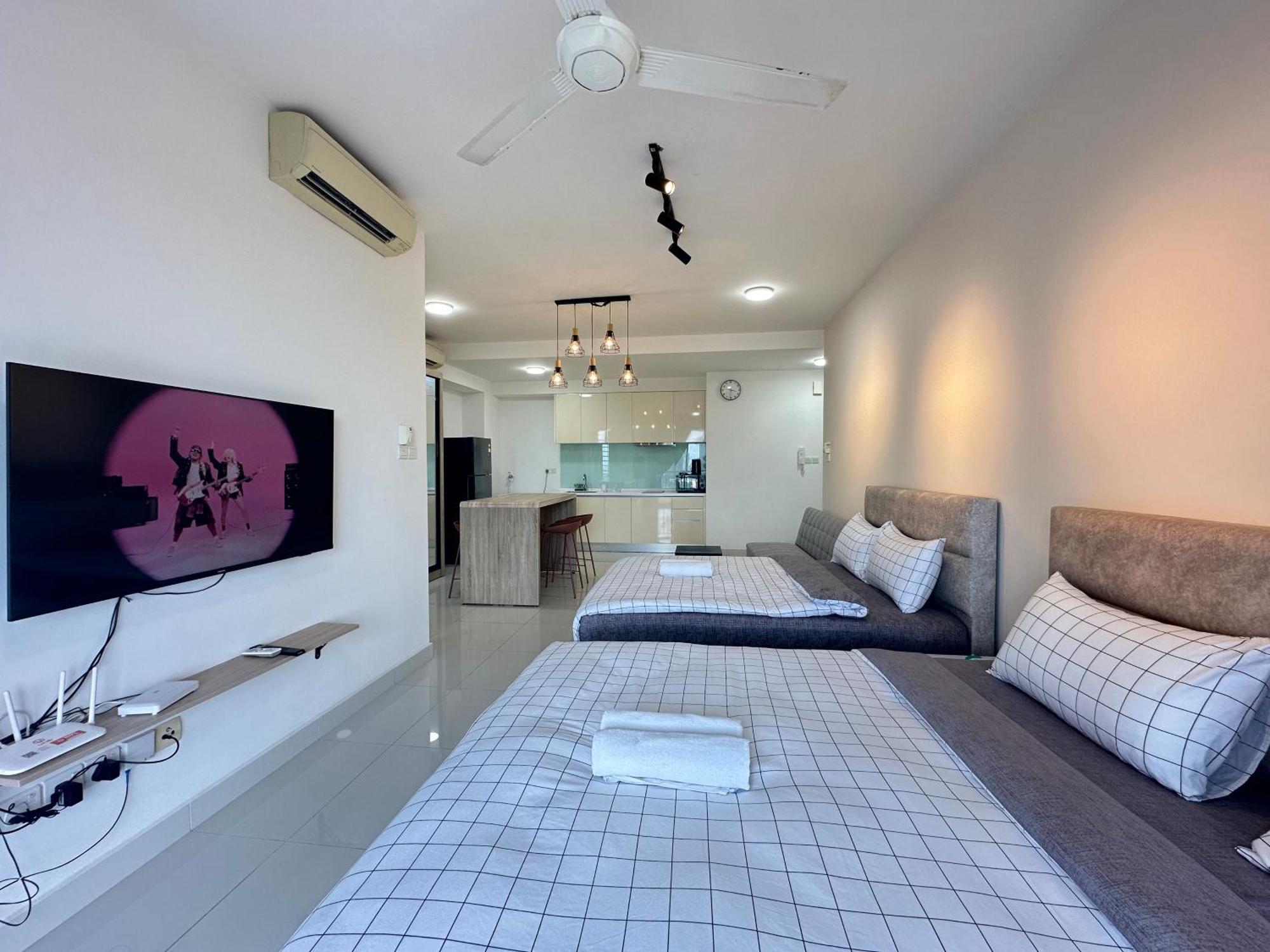 Teega Suites Puteriharbour By Wp Homestay Johor Bahru Bilik gambar