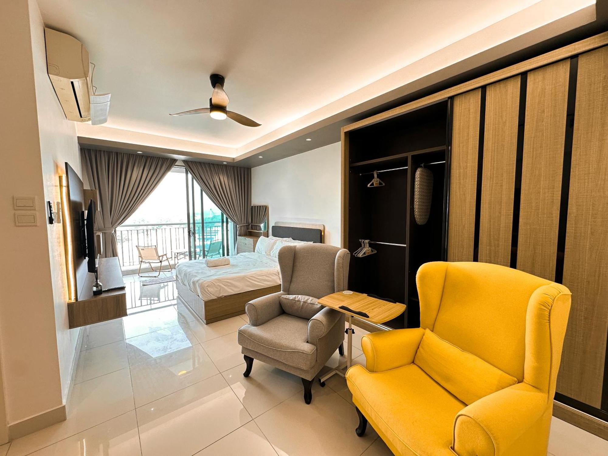 Teega Suites Puteriharbour By Wp Homestay Johor Bahru Bilik gambar